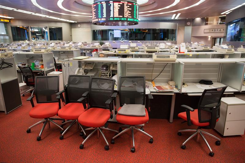  A Bolsa de Hong Kong abre com um ligeiro declÃ­nio de 0,07%