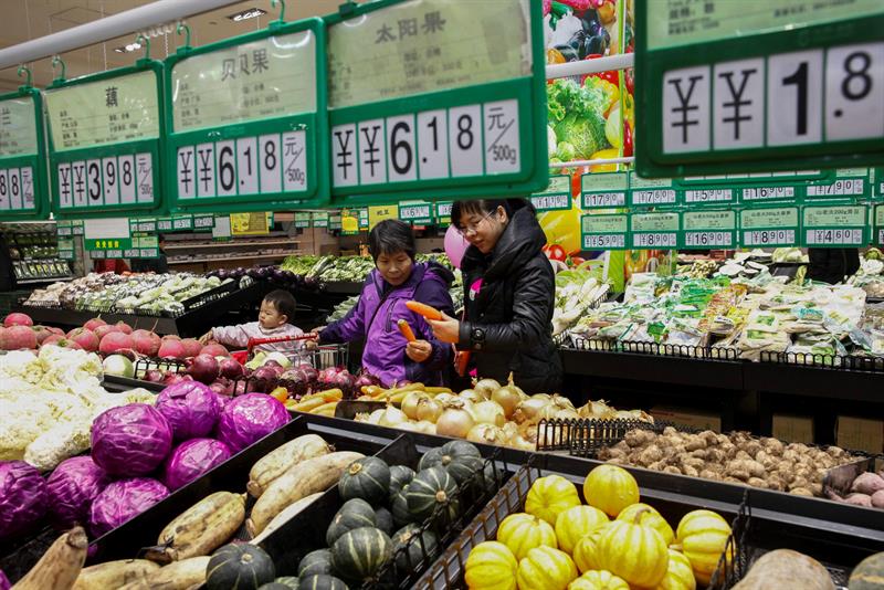  A inflaÃ§Ã£o chinesa sobe trÃªs dÃ©cimos em outubro, um aumento de 1,9% ano-a-ano