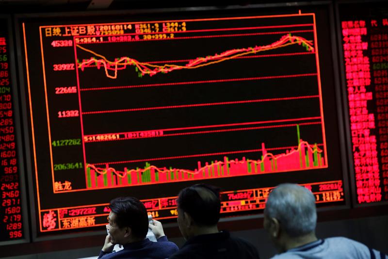  A Bolsa de Valores de Xangai cai 0,29% na abertura